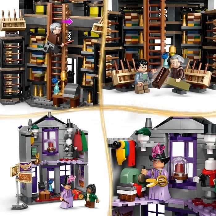 LEGO Harry Potter 76439 Ollivander y Madame Guipure, prêt-à-porter para magos y hechiceras 2
