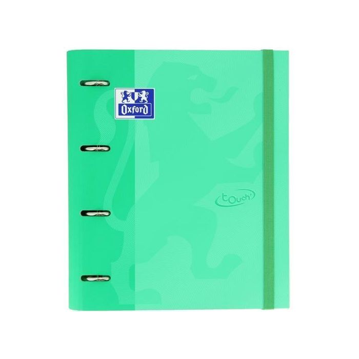 Oxford Carpeta Anillas 4 X 35 mm Touch Europeanbinder C-Recambio 100H A4+ 5x5 Tapa Extradura Menta Oxford Carpeta Anillas 4 X 35 mm Touch Europeanbinder C-Recambio 100H A4+ 5x5 Tapa Extradura Menta