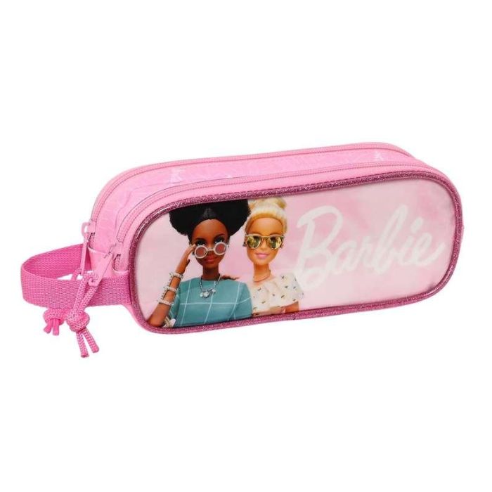 Portatodo Doble Barbie Girl Rosa 21 x 8 x 6 cm Portatodo Doble Barbie Girl Rosa 21 x 8 x 6 cm