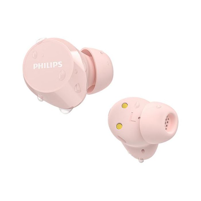 Philips Auriculares Bluetooth TAT1209 Rosa con Estuche de Carga, Autonomía 6h 4