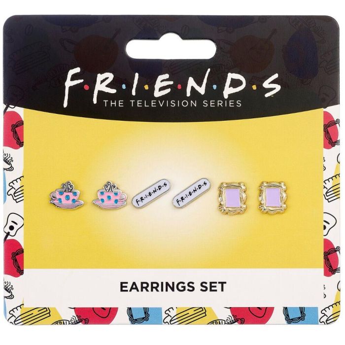 Set 3 pares de pendientes Friends 1 Set 3 pares de pendientes Friends 1