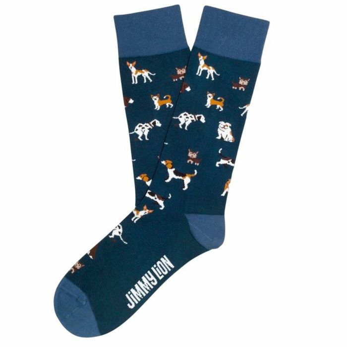 Calcetines Jimmy Lion Dogs Azul 41-46 1 Calcetines Jimmy Lion Dogs Azul 41-46 1