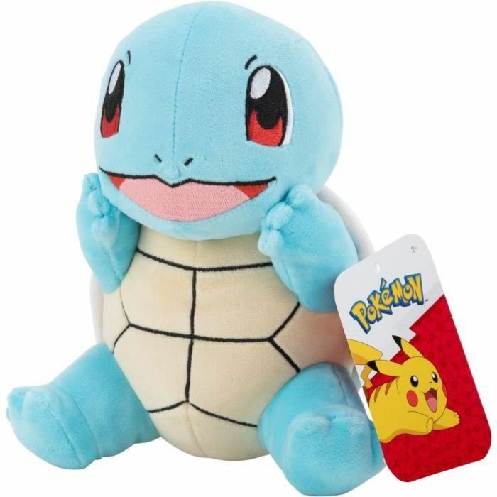 Peluche - BANDAI - Pokémon Squirtle - 20 cm, pura suavidad y ternura Peluche - BANDAI - Pokémon Squirtle - 20 cm, pura suavidad y ternura