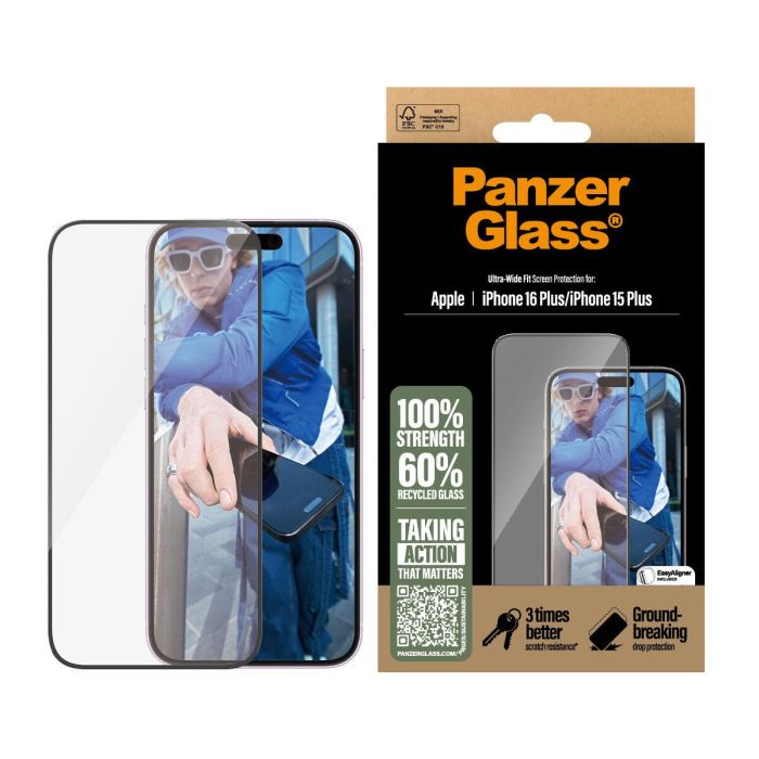 Protector de Pantalla Panzer Glass 2863 Apple 2 Protector de Pantalla Panzer Glass 2863 Apple 2