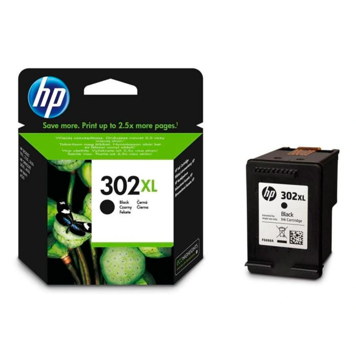HP OfficeJet 3636/3830/3832/DeskJet 1110 All-in-One Nº302XL Cartucho Negro 3