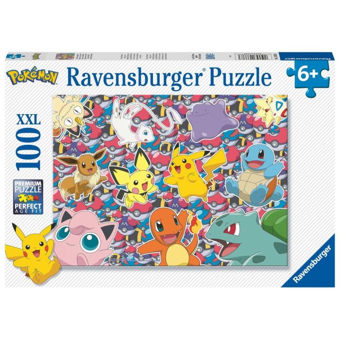 Ravensburger Puzzle 100 Piezas Grandes XXL Pokémon para Niños y Niñas, Edad 6+ Años 12