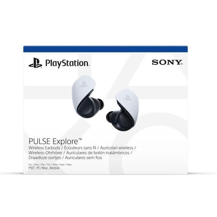 Sony Auriculares Pulse para PS5 - Auriculares Gaming Inalámbricos con Cancelación de Ruido, Negro y Blanco 5