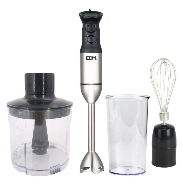 Edm Batidora de mano 1200W con accesorios, mango ergonómico, cuchillas acero inoxidable Edm Batidora de mano 1200W con accesorios, mango ergonómico, cuchillas acero inoxidable