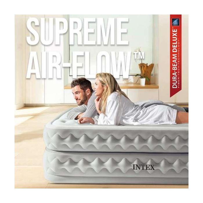 Cama Hinchable Intex Queen Supreme Air-Flow Fiber-Tech 152 x 50,1 x 203 cm 1