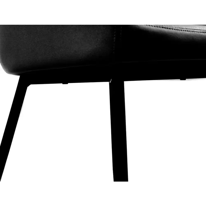 Q-connect Silla Confidente Siemione Base Metálica Color Gris Oscuro, Altura Máxima 820 mm, Ancho 570 mm, Profundidad 580 mm 7