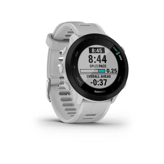 Garmin Forerunner 55 Reloj Deportivo GPS Color Blanco con Monitor de Frecuencia Cardíaca para Correr y Natación 2