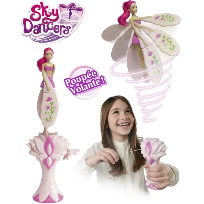 Lansay LAN3181860300312 Bailarines del Cielo Muñeca Voladora Fantasía Fucsia +6 años 2