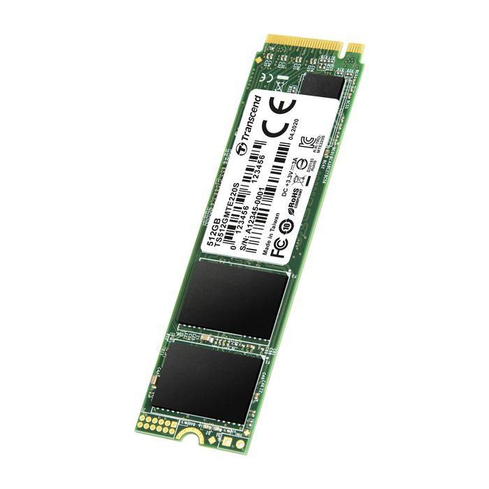 Transcend SSD MTE220S 512GB NVMe PCIe Gen3 x4 3300/2100 MB/s 4