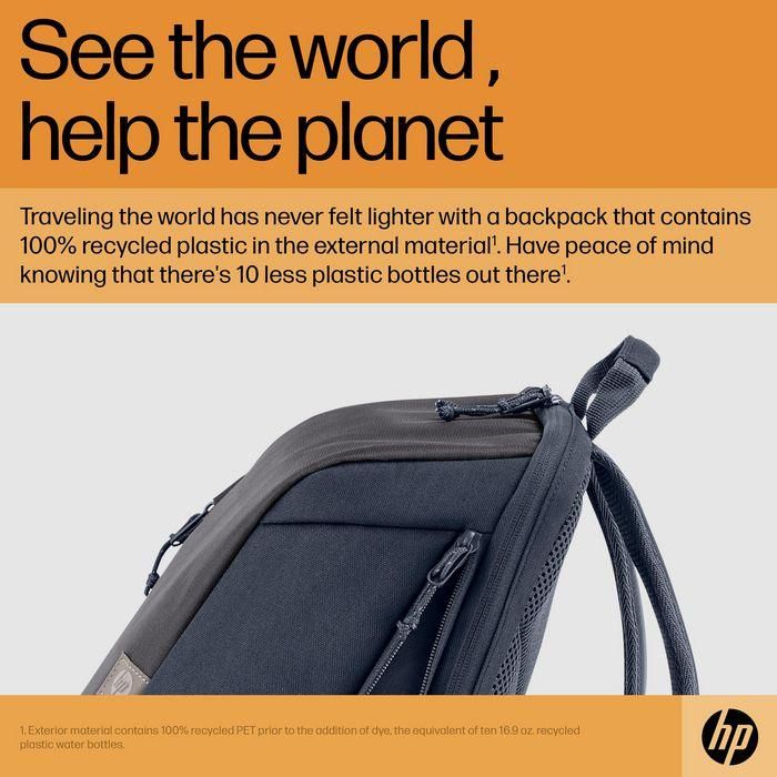 HP Mochila para Portátil Travel 18 Litros 15.6 Pulgadas Iron Grey 6