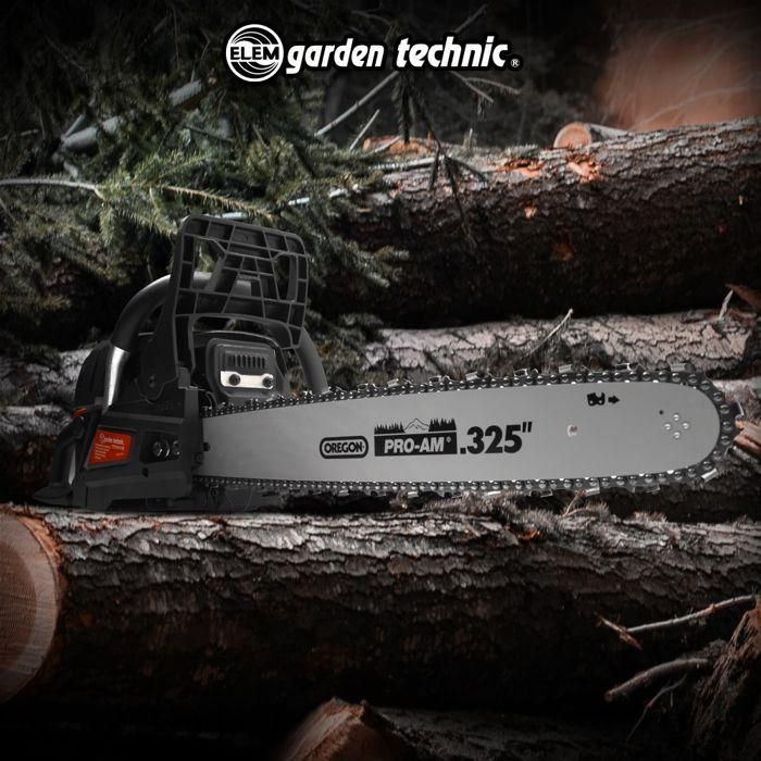 Motosierra de gasolina de 58 cc - Guía de Oregon de 51,5 cm - Elem Garden 3