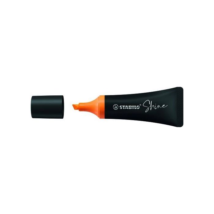 Marcador Fluor Stabilo Shine 76 Naranja 10 unidades