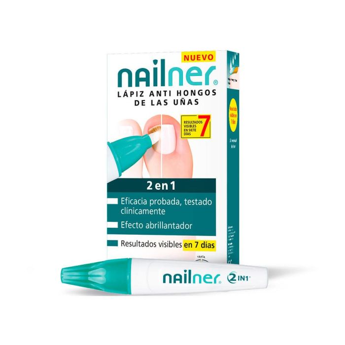 Nailner Lápiz 2 en 1 Antihongos Uñas 4 ml Tratamientos Manicura Pedicura 3