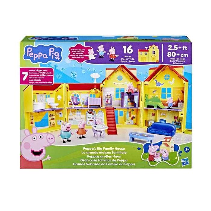 HASBRO Casa de la Familia Peppa Pig, Set de Juego para Niños +3 Años