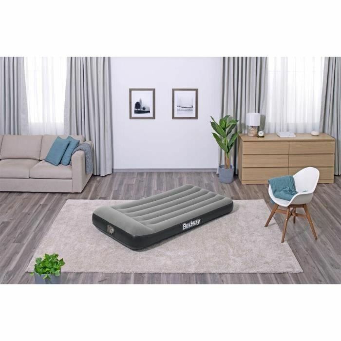 Cama hinchable - BESTWAY - 1 plaza - 188x99x30 cm con bomba eléctrica integrada 2