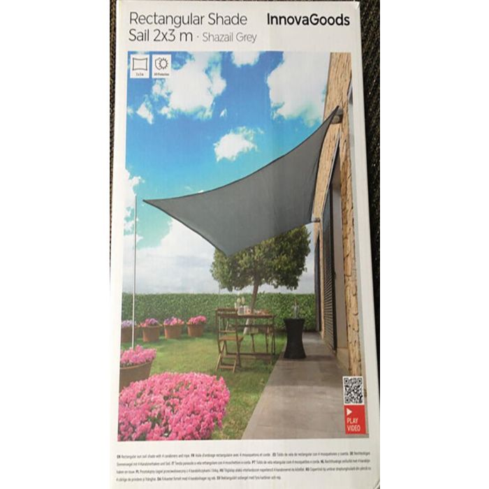 Toldo Vela Sombra Rectangular Shazail Innovago - Inde (4 Unidades) 1 Toldo Vela Sombra Rectangular Shazail Innovago - Inde (4 Unidades) 1