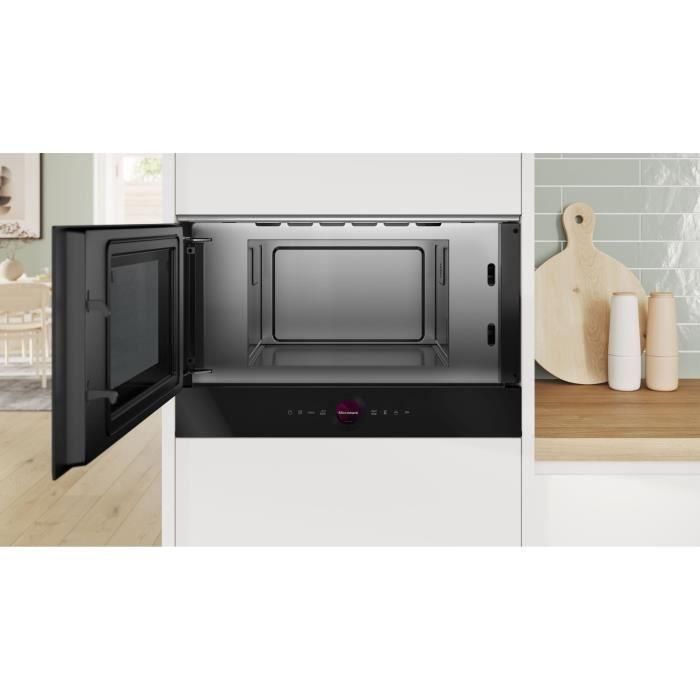 Microondas monointegrable - BOSCH SER8 - BFL7221B1 Negro - Volumen del horno: 21l - 1 modo de cocción - Al 382 x L 594 x P 318 mm 3 Microondas monointegrable - BOSCH SER8 - BFL7221B1 Negro - Volumen del horno: 21l - 1 modo de cocción - Al 382 x L 594 x P 318 mm 3