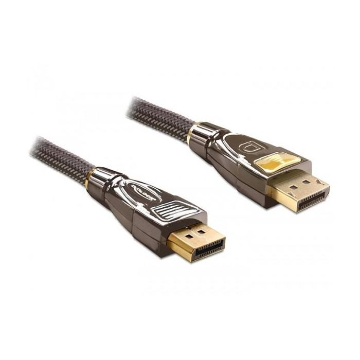 DeLOCK Cable DisplayPort Estándar a Estándar, Recto, Premium, 2m