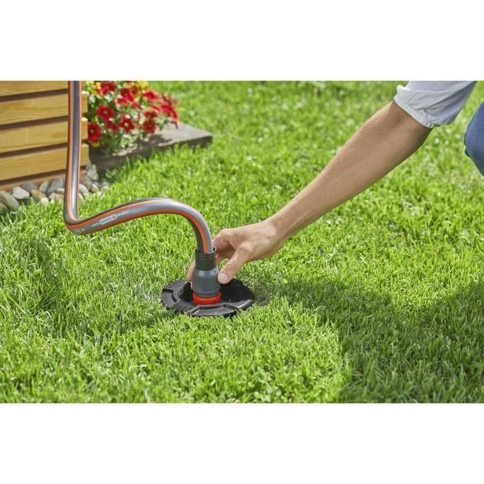 Gardena Juego de conexión de alto caudal para grifo a salida enterrada o toma de agua 2 Gardena Juego de conexión de alto caudal para grifo a salida enterrada o toma de agua 2