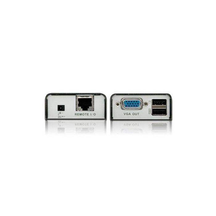 Aten CE100-AT-G Extensor KVM USB/VGA hasta 100m, Resolución 1920x1200, Negro 1