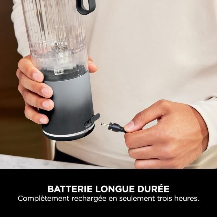 Ninja BC251EULD Licuadora Portátil Inalámbrica Blast Max con Vaso de 530 ml, Batería 2h y Libre de BPA - Gris 3