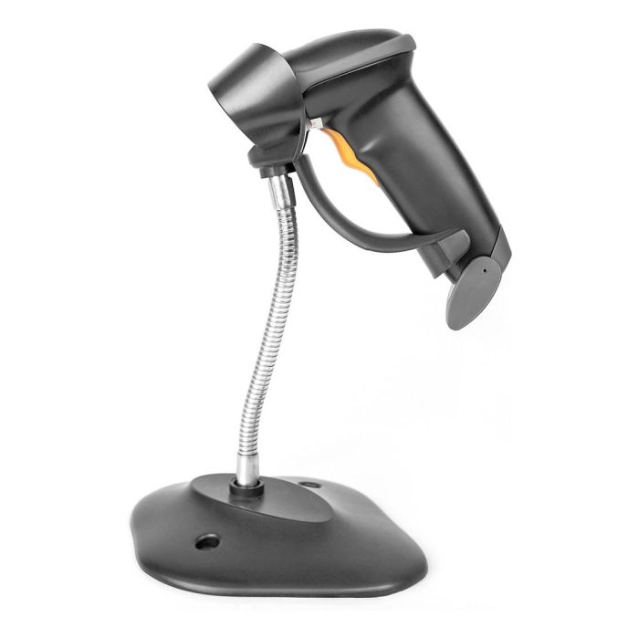 DIGITUS Escáner Manual de Códigos de Barras 1D Alámbrico USB, Lector Portátil para Negocios y Movilidad