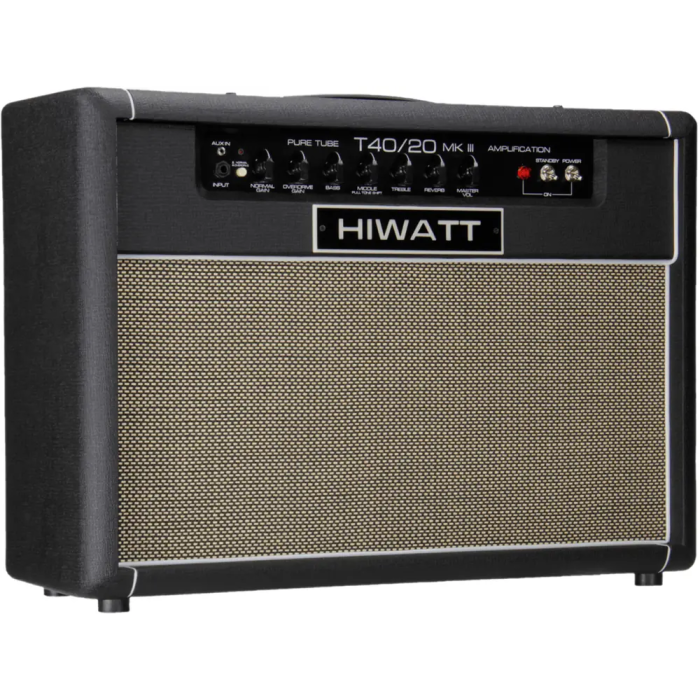 HIWATT T40 Amplificador de Guitarra Combo a Válvulas 2x12" 40W/20W 1