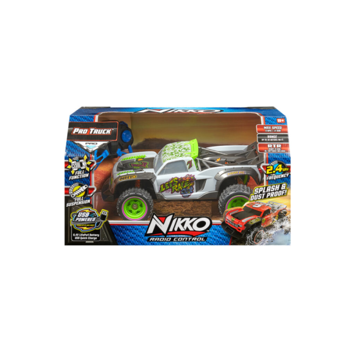 Nikko Coche Teledirigido Radio Control ProTruck NKT10060 - Todoterreno, Rojo/Verde 1 Nikko Coche Teledirigido Radio Control ProTruck NKT10060 - Todoterreno, Rojo/Verde 1