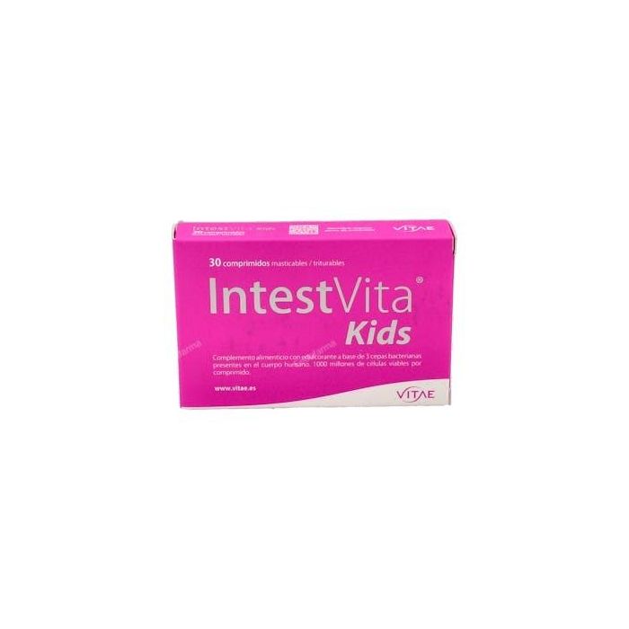 VITAE Intestvita Kids 30 Comprimidos Masticables Sabor Vainilla para Niños
