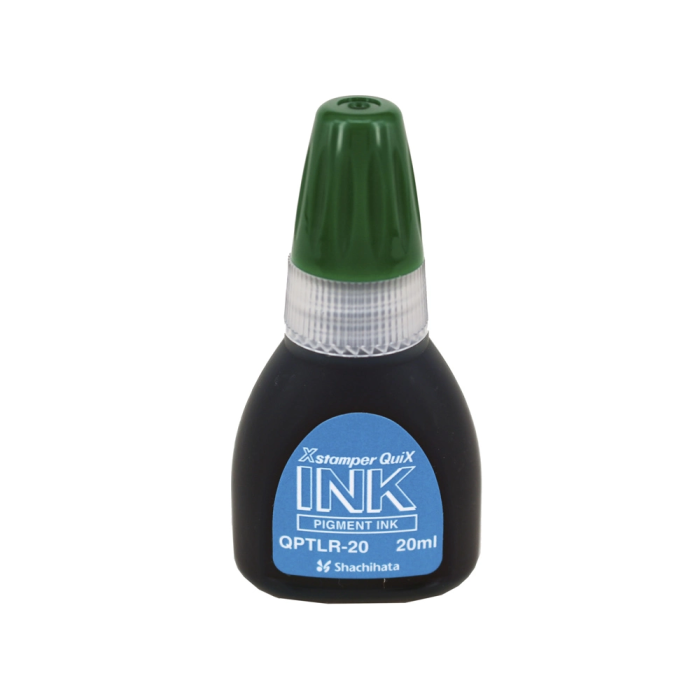 X'stamper Tinta Quix para Sellos Verde Bote de 20 ml Consumible Máquina Sellos 1