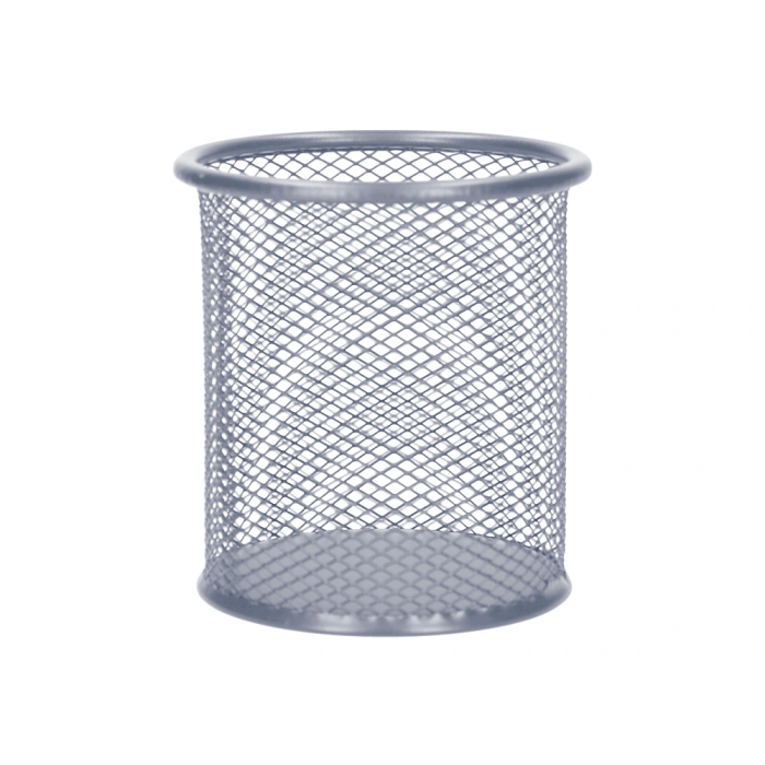 Q-connect Cubilete Portalapices Metálico Rejilla Plata Redondo Diámetro 86 mm Alto 105 mm Q-connect Cubilete Portalapices Metálico Rejilla Plata Redondo Diámetro 86 mm Alto 105 mm