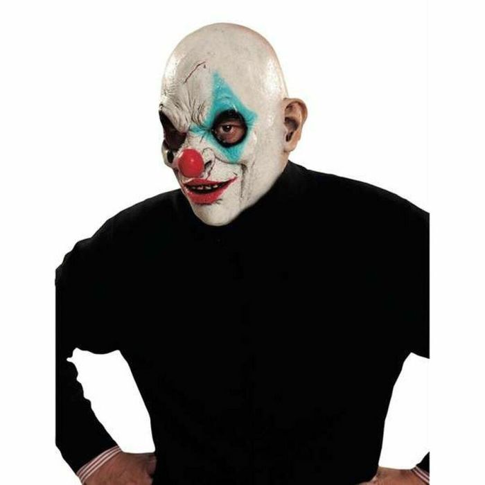 Full clown latex mask one size