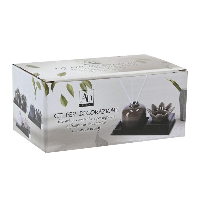 Ambientador Mikado Oriental DKD Home Decor Blanco Gris 11 x 8 x 19 cm Set de 2 (6 Unidades) 3 Ambientador Mikado Oriental DKD Home Decor Blanco Gris 11 x 8 x 19 cm Set de 2 (6 Unidades) 3