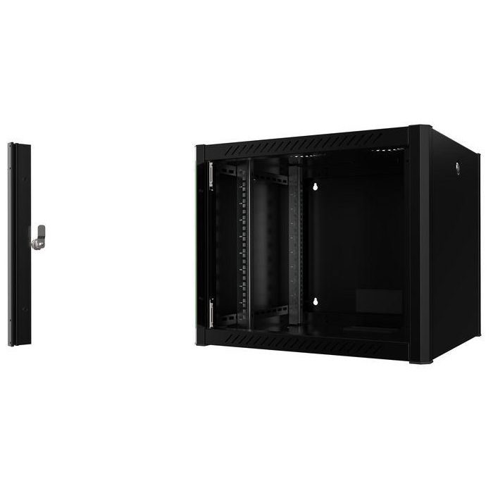 Lanview Gabinete Rack 19" 9U 60 x 56 Montaje en Pared Pro 1