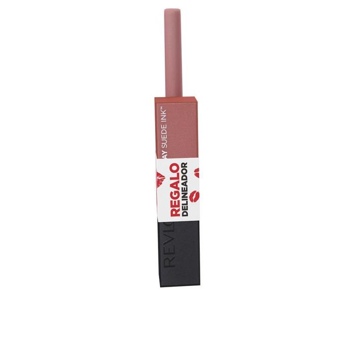 Revlon Mass Market Labial Colorstay Suede Ink Colección 2 Piezas No-Transfer Mate Larga Duración hasta 8H con Vitamina E