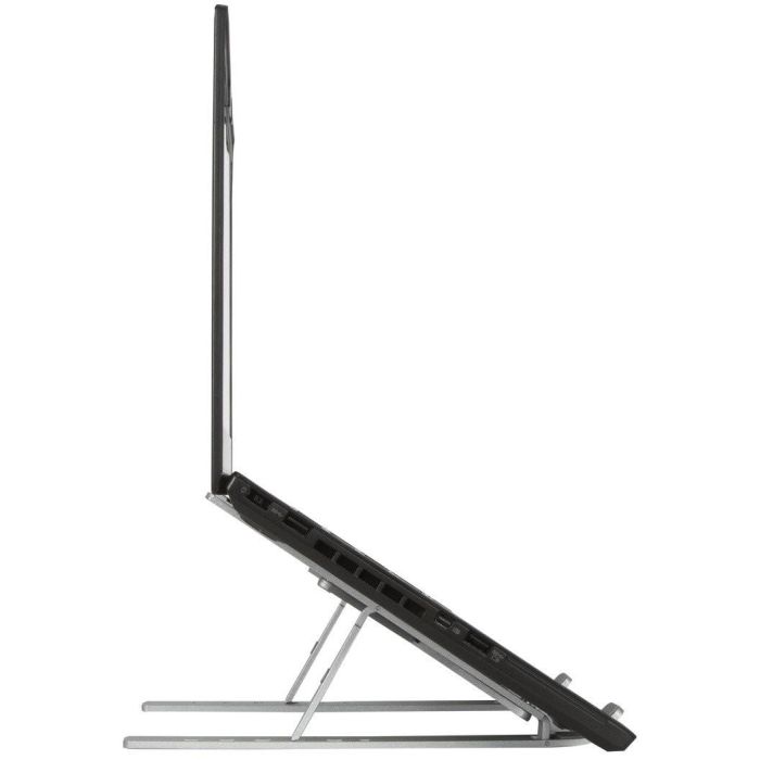 Targus AWE810GL Soporte de Aluminio para ordenador portátil, compatible con pantallas de 10 a 15.6 pulgadas, Plegable y con 6 ajustes de altura. 1