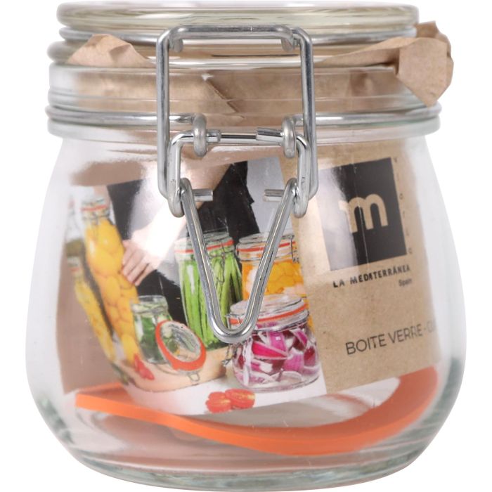 La Mediterranea Tarro Hermético de Vidrio con Cierre Clip 350 ml (12 Unidades) 8
