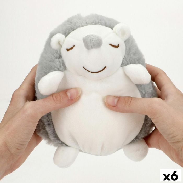 Peluche Musical Colorbaby Plástico 16 x 14 x 14 cm (6 Unidades) 6 Peluche Musical Colorbaby Plástico 16 x 14 x 14 cm (6 Unidades) 6