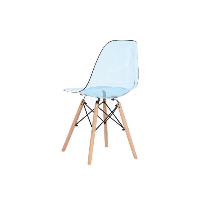 Silla Urban DKD Home Decor Azul Natural 42 x 81.5 x 45 cm 5 Silla Urban DKD Home Decor Azul Natural 42 x 81.5 x 45 cm 5