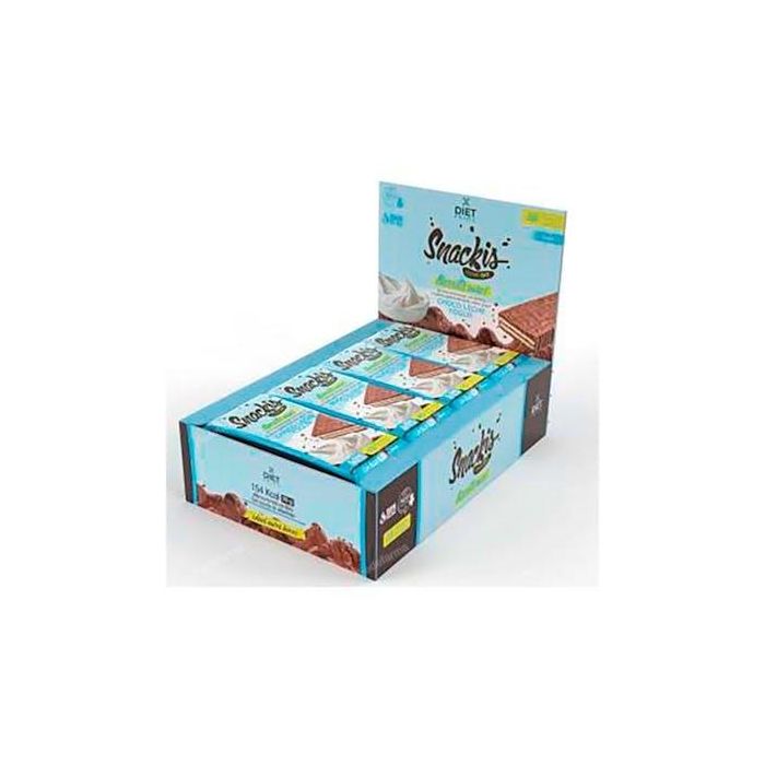 Diet Prime Snackis Compleat Barrita saciante Maxi Yogur 12 Uds con Fibra y Proteína 0% Azúcares Añadidos