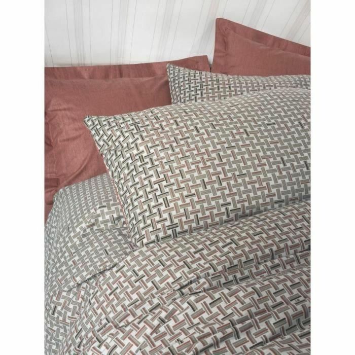 Juego de Cama Completo: Funda Nórdica 220x240 cm, 2 Fundas Almohada 60x60 cm - 100% Algodón - Color Rojo. Ref. ASI8684283425808 3
