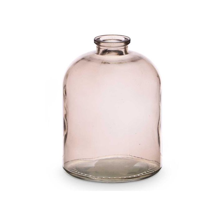 Frasco de Cristal Redondo Gris Giftdecor 9x12x9 cm - Vidrio (12 Unidades) 1 Frasco de Cristal Redondo Gris Giftdecor 9x12x9 cm - Vidrio (12 Unidades) 1