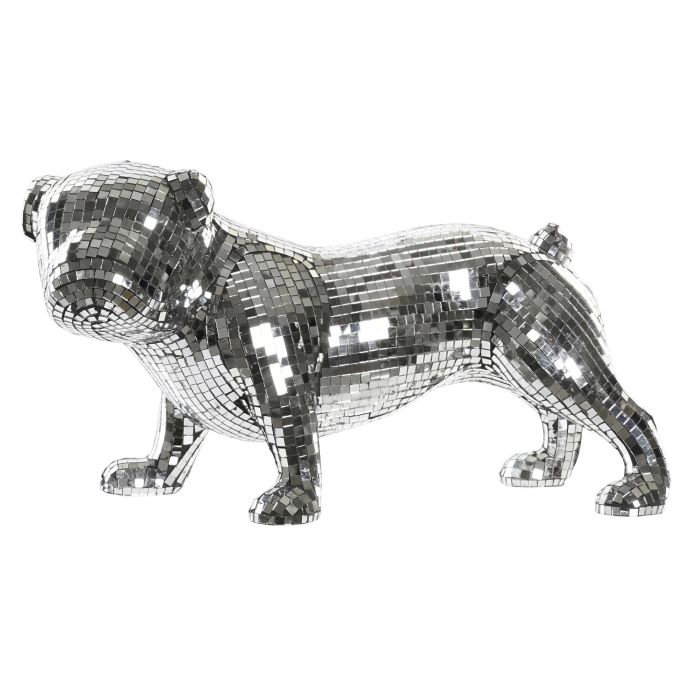 DKD Home Decor Figura Moderna Bulldog Resina Plateado 21.5 x 25 x 45.5 cm 0 DKD Home Decor Figura Moderna Bulldog Resina Plateado 21.5 x 25 x 45.5 cm 0