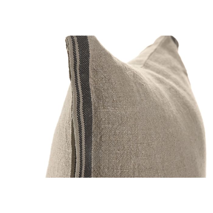 Cojin Tradicional DKD Home Decor Natural Negro 50 x 50 cm (2 Unidades) 2 Cojin Tradicional DKD Home Decor Natural Negro 50 x 50 cm (2 Unidades) 2