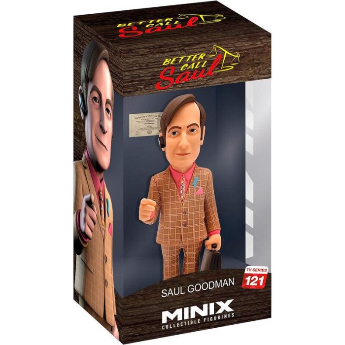 Minix Figura de Saul Goodman de Better Call Saul - Muñeco Coleccionable de 12 cm Fabricado en PVC 1