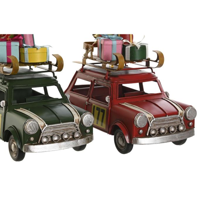 Vehiculo Decoracion Navidad Tradicional DKD Home Decor Rojo Verde 12.5 x 19.5 x 25 cm (2 Unidades) 2 Vehiculo Decoracion Navidad Tradicional DKD Home Decor Rojo Verde 12.5 x 19.5 x 25 cm (2 Unidades) 2